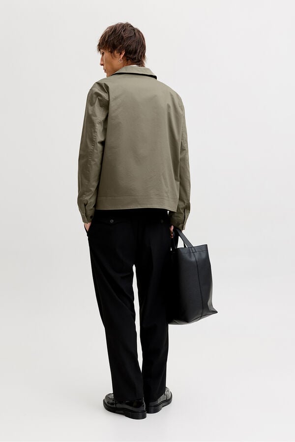 Jack & Jones Casaco curto de tecido plano Verde