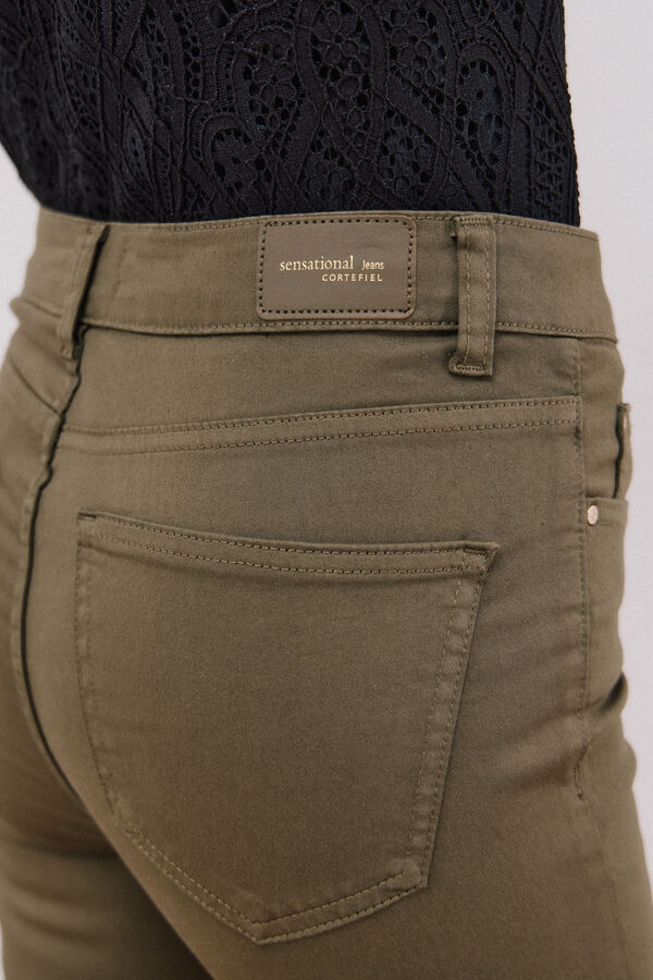 Cortefiel Sensational color pants Kaki