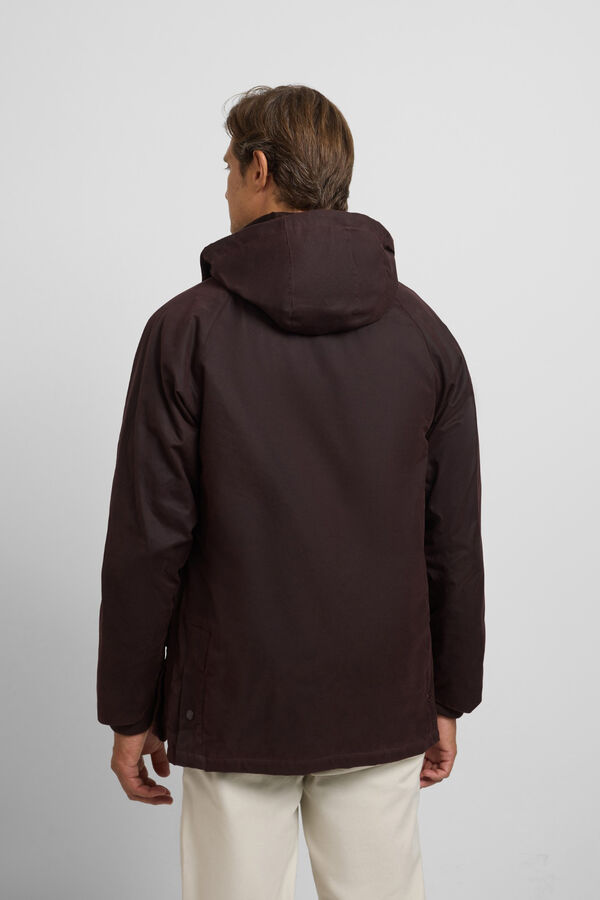 Silbon Sobretudo encerado clássico Castanho