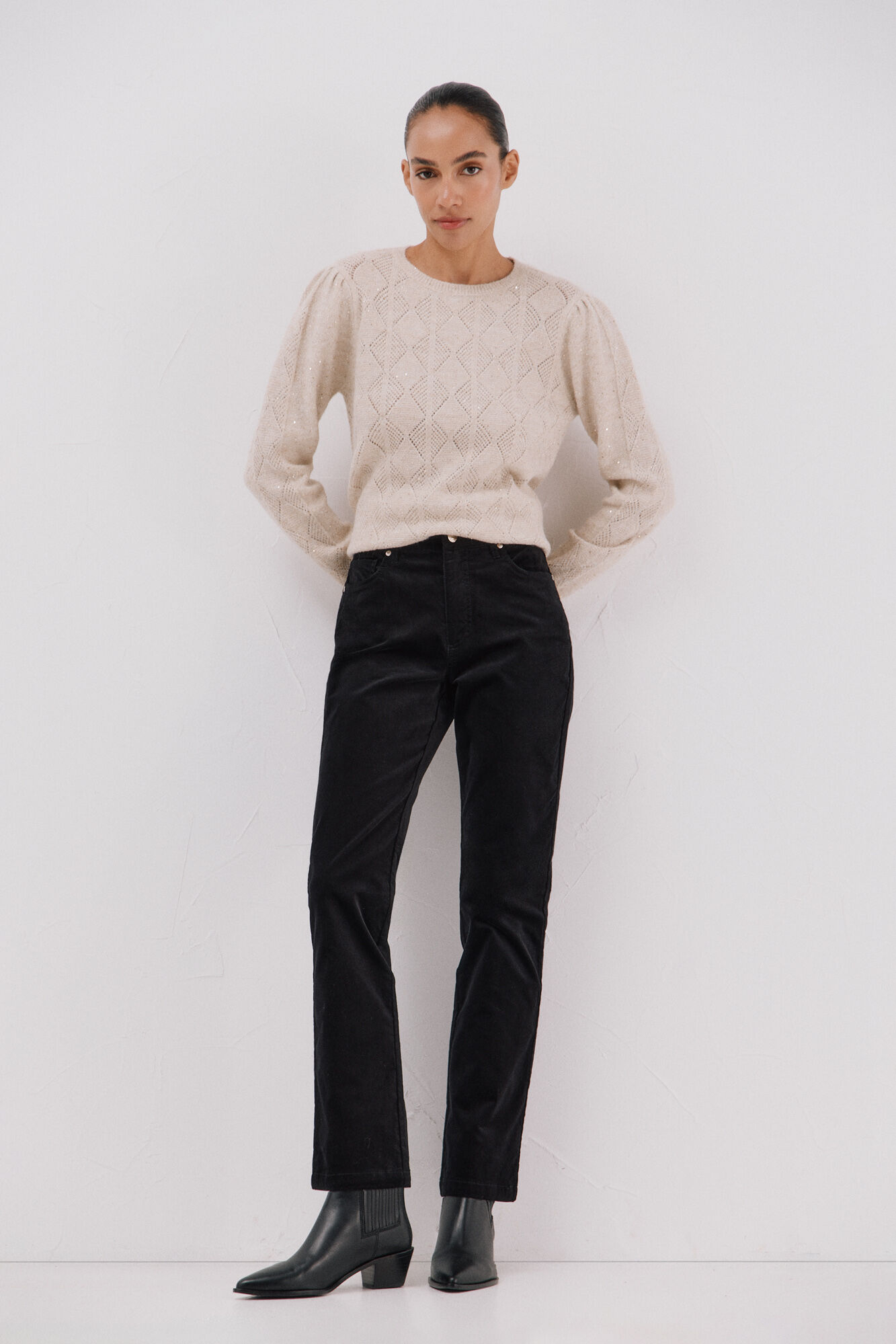 Cortefiel Sensational velvet trousers