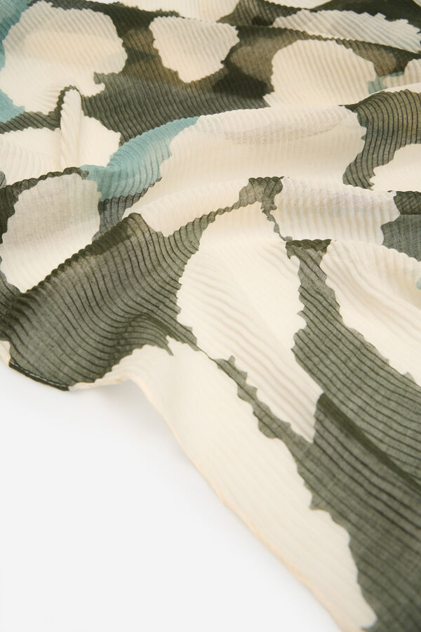 Cortefiel Pleated scarf Multicolour