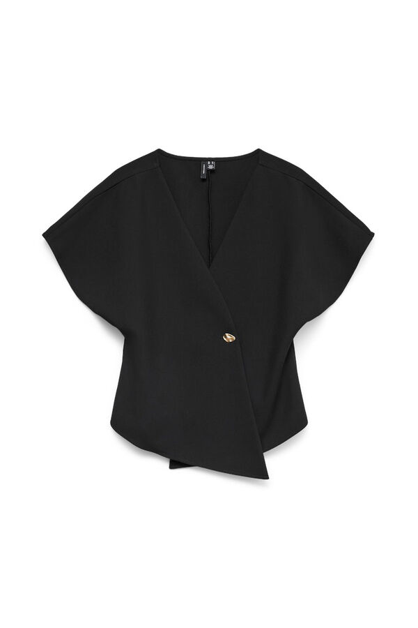 Vero Moda short sleeve sleeved top Black