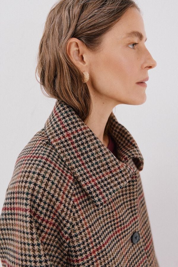 Cortefiel Sobretudo tecido curto Granada