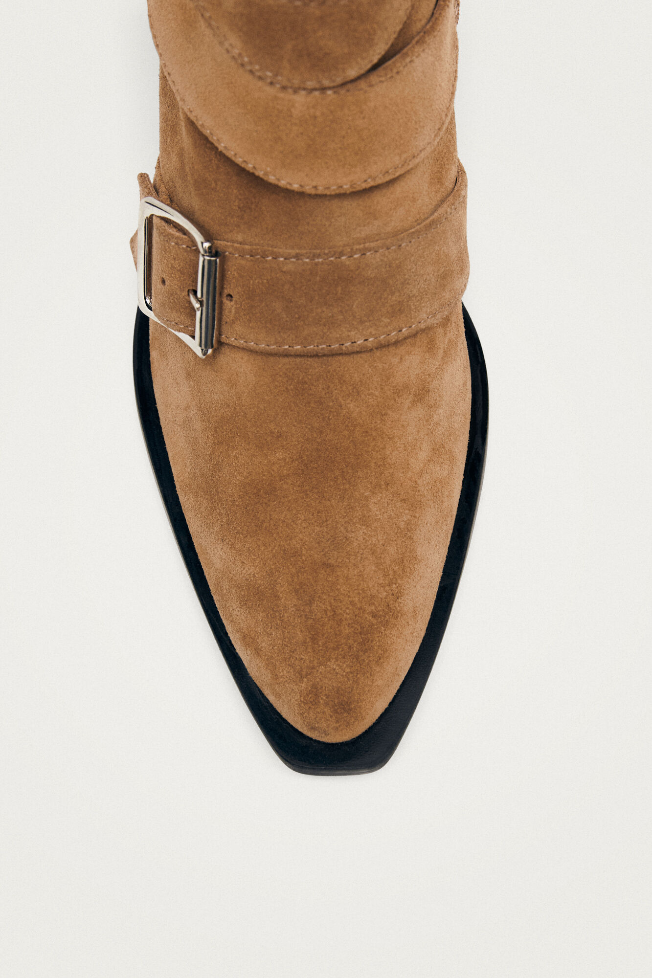 Alohas Botins de cano curto de couro camur&ccedil;a Eras