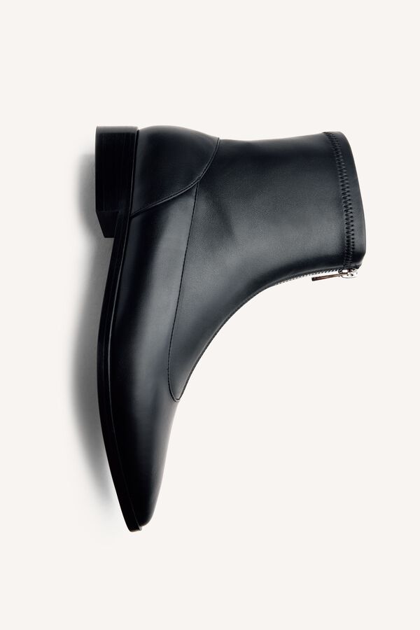 Gioseppo Elastic zip fastening ankle boots Black