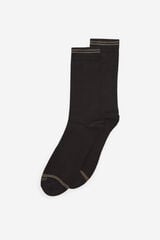 Cortefiel Plain sock Dark brown