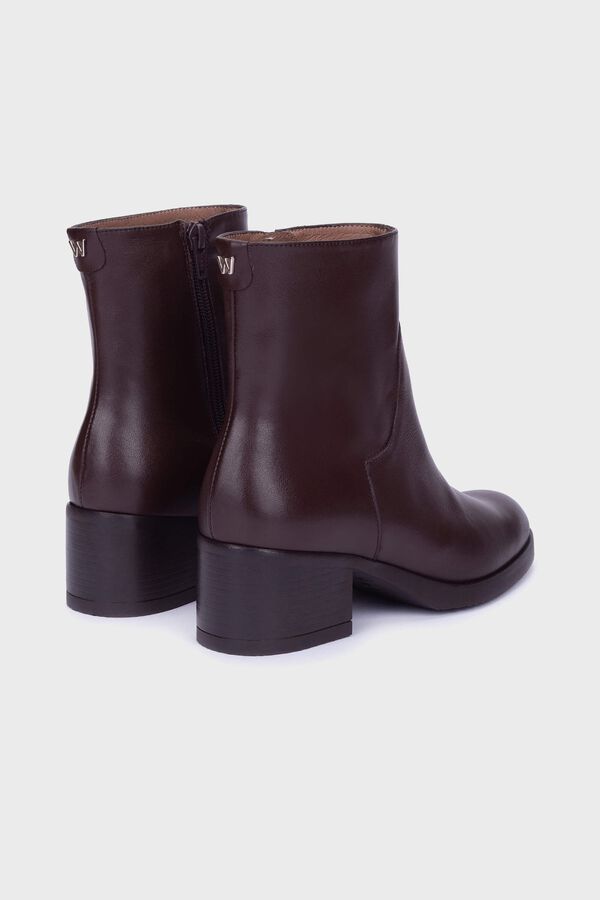 Wonders Botins Santa Fe 61 em pele Castanho