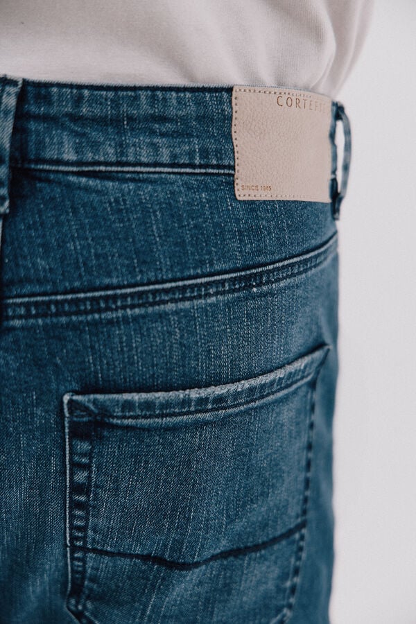 Cortefiel Slim fit jeans Blue