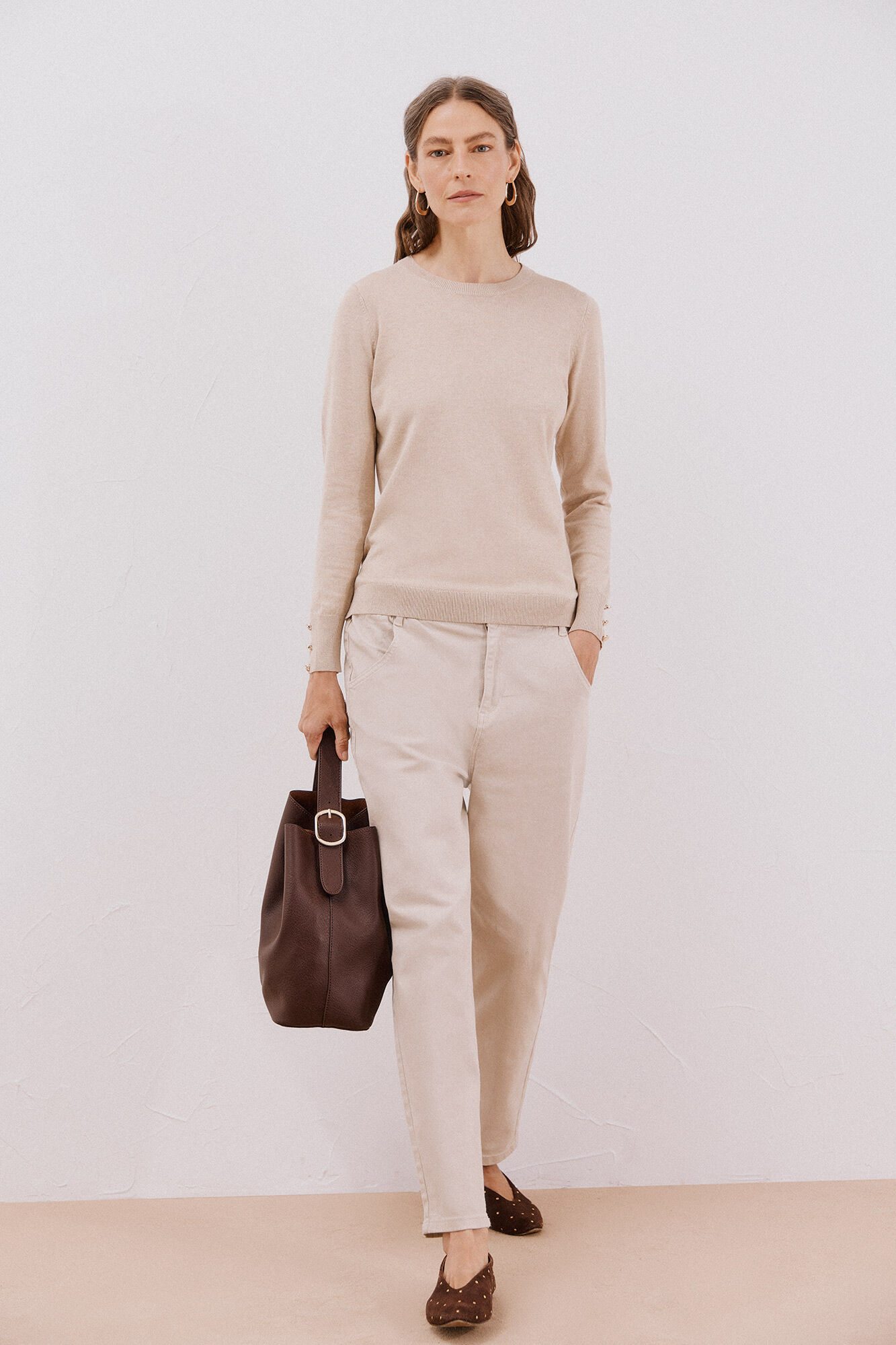 Cortefiel Button-down sweater