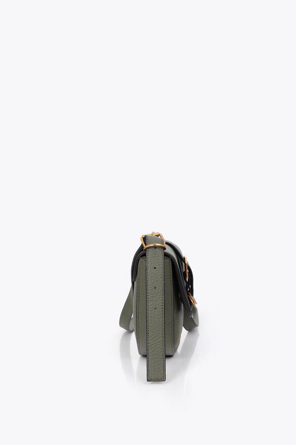 Lola Casademunt Crossbody bag with belt detail Kaki