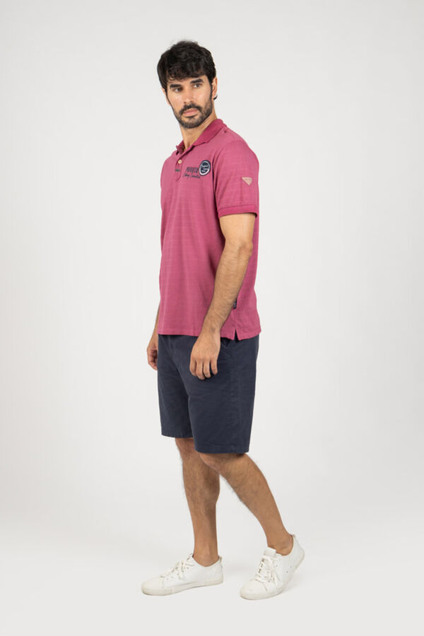 Privata Short sleeve polo shirt Fuchsia
