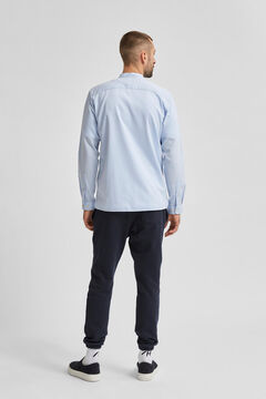 Cortefiel Organic mandarin shirt Blue