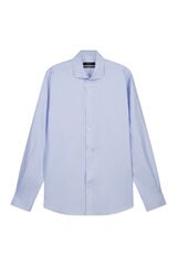 Cortefiel Easy iron houndstooth dress shirt Blue