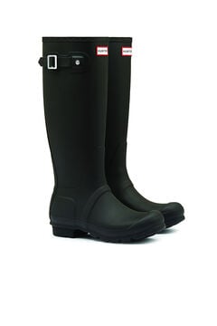 Cortefiel Short rain boot Black