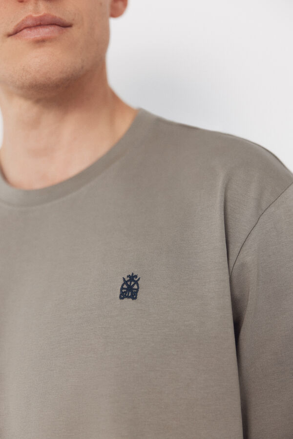 Cortefiel Camisola básica com bolso Verde