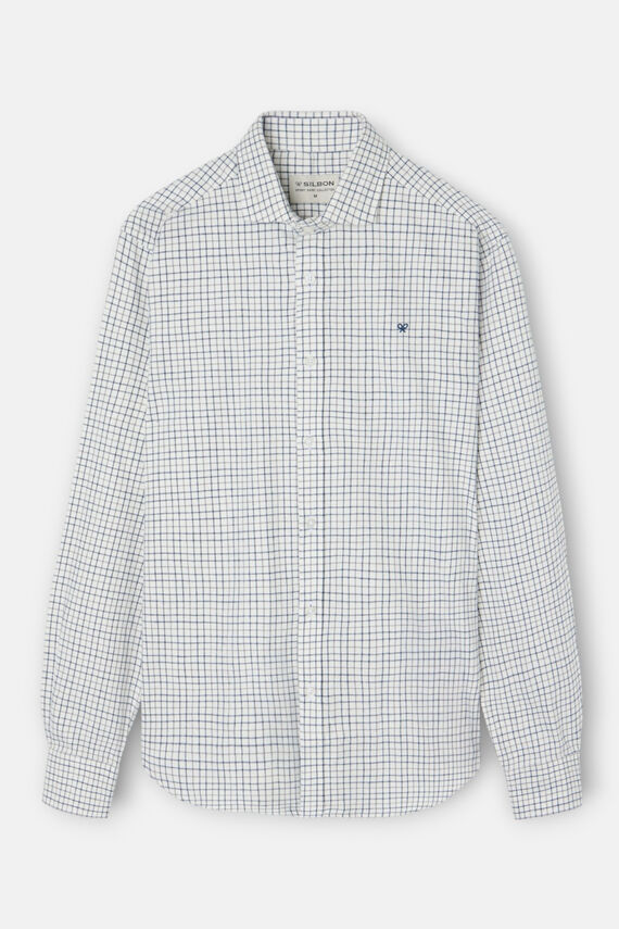 Camisa sport cuadro bicolor