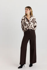 Vero Moda Jeans largos de algod&atilde;o Castanho