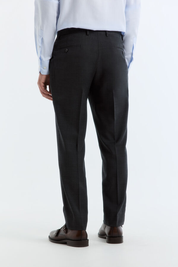 Cortefiel Smart twill trousers Dark grey