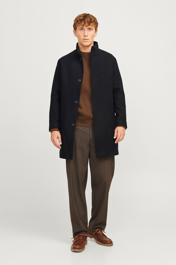 Jack & Jones Sobretudo de gola alta Preto