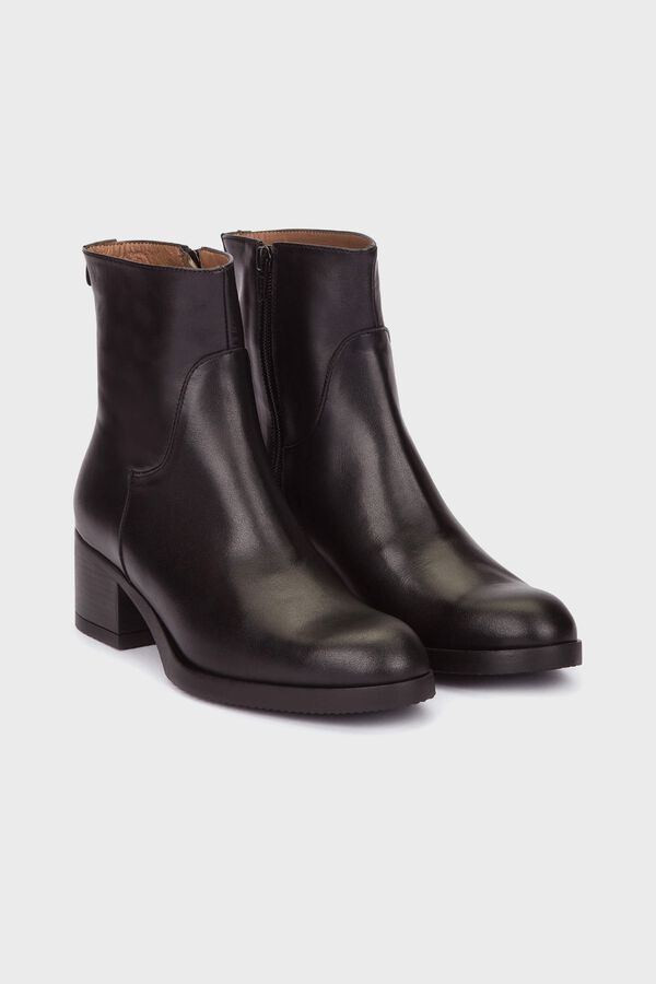 Wonders Botins Santa Fe 61 em pele Preto