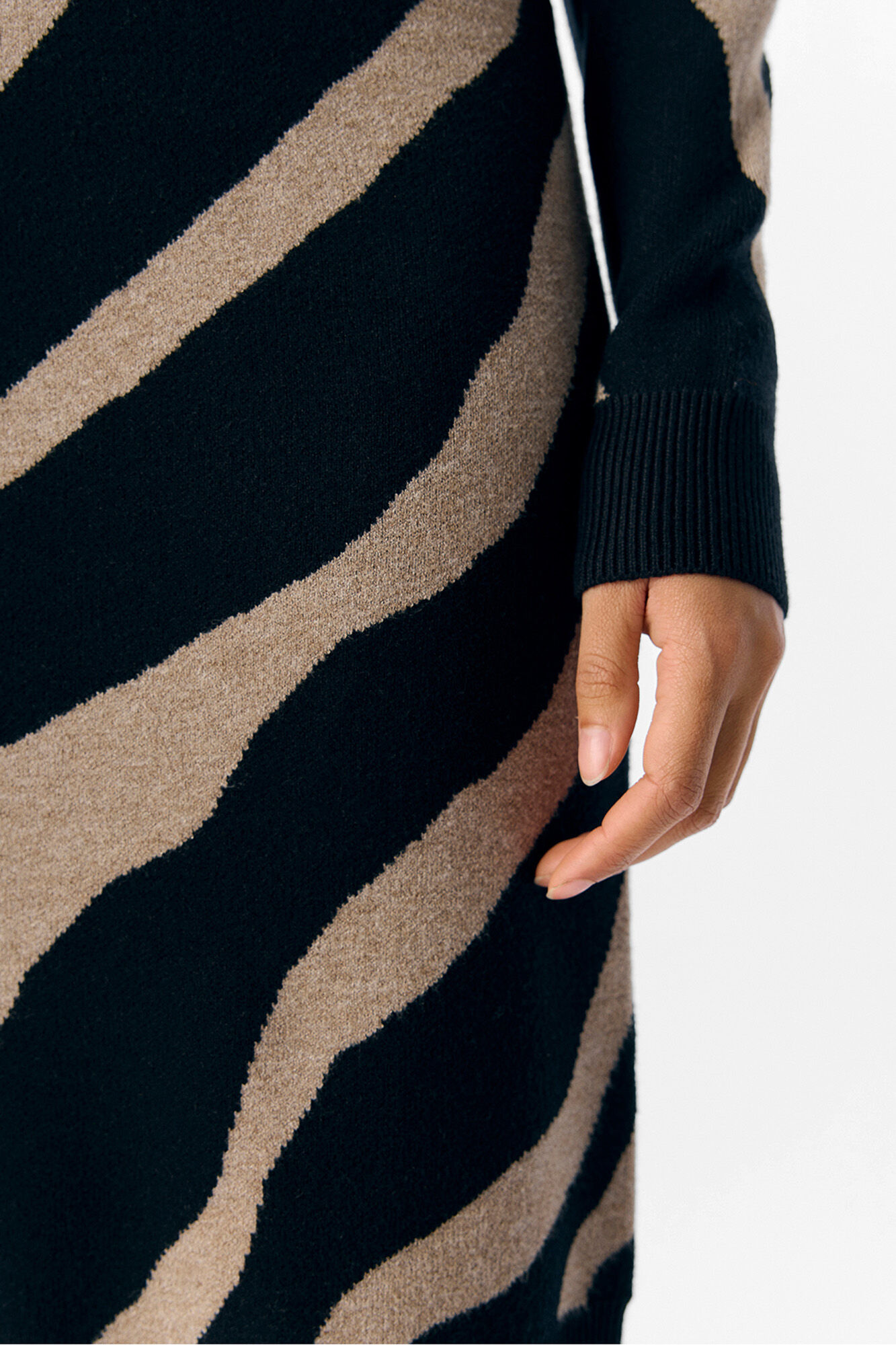 Object Vestido de malha estampado