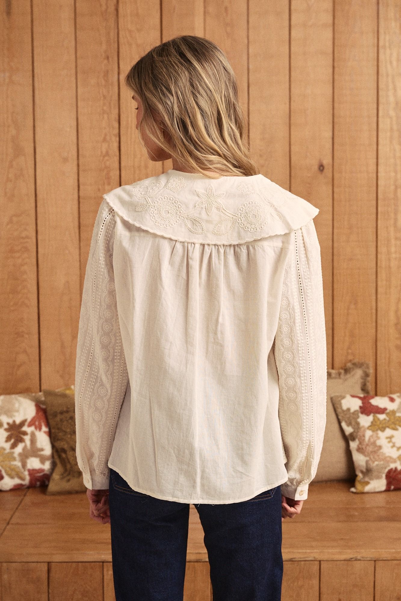 Pol&iacute;n Et Moi Genoveva neck shirt