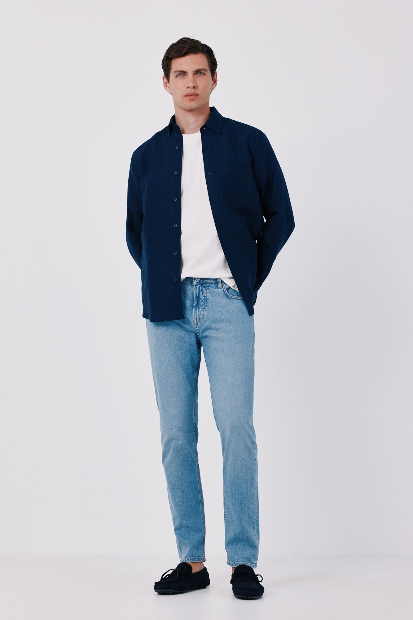 Cortefiel Cal&ccedil;as jeans leves slim