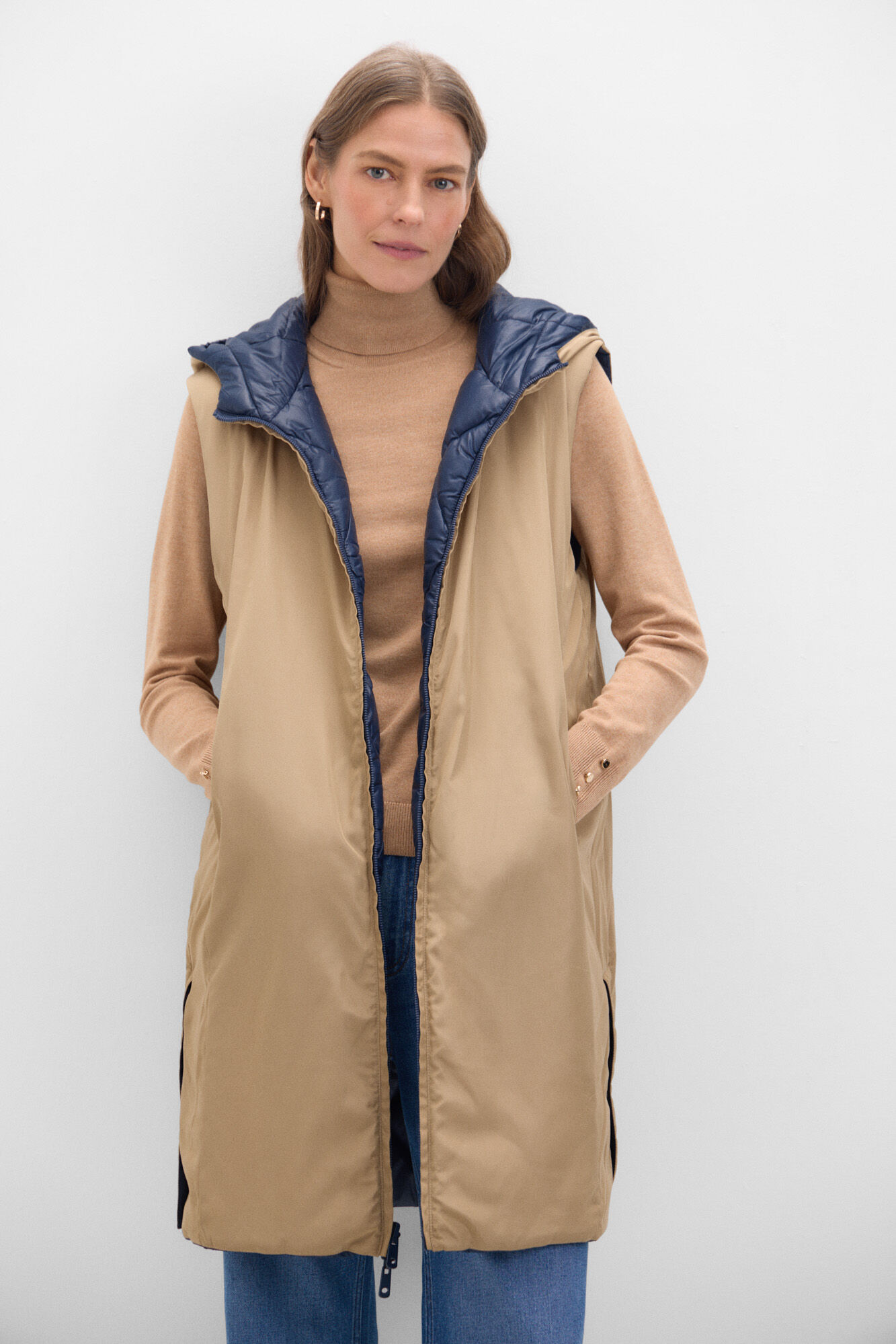 Cortefiel Long reversible THERMOLITE &reg; gilet