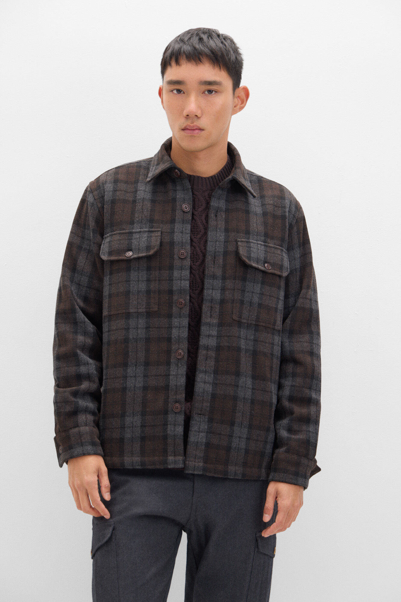 Cortefiel Sobrecamisa acolchada cuadros