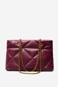Cortefiel Quilted chains shopper bag