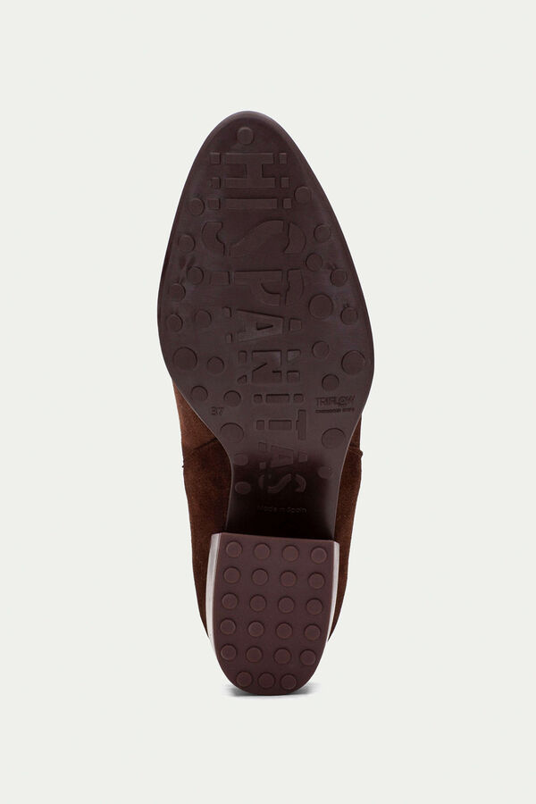 Hispanitas Botins Chelsea Verona bico fino Castanho