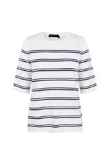 Cortefiel Short sleeve jumper Blue