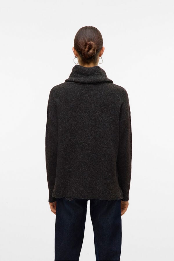 Vero Moda Camisola de malha Castanho