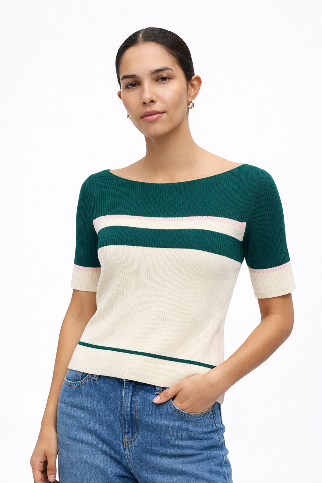 Object Jersey manga corta