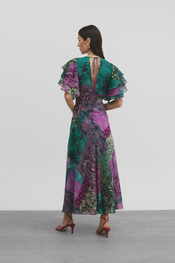 Cortefiel Printed Danza Event Collection dress Multicolour