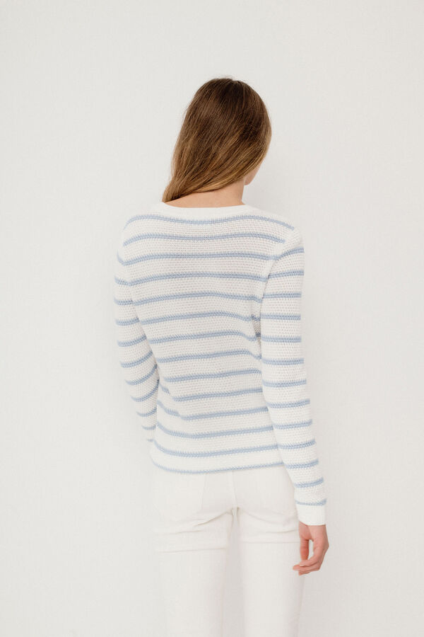Vila Organic cotton jumper Branco