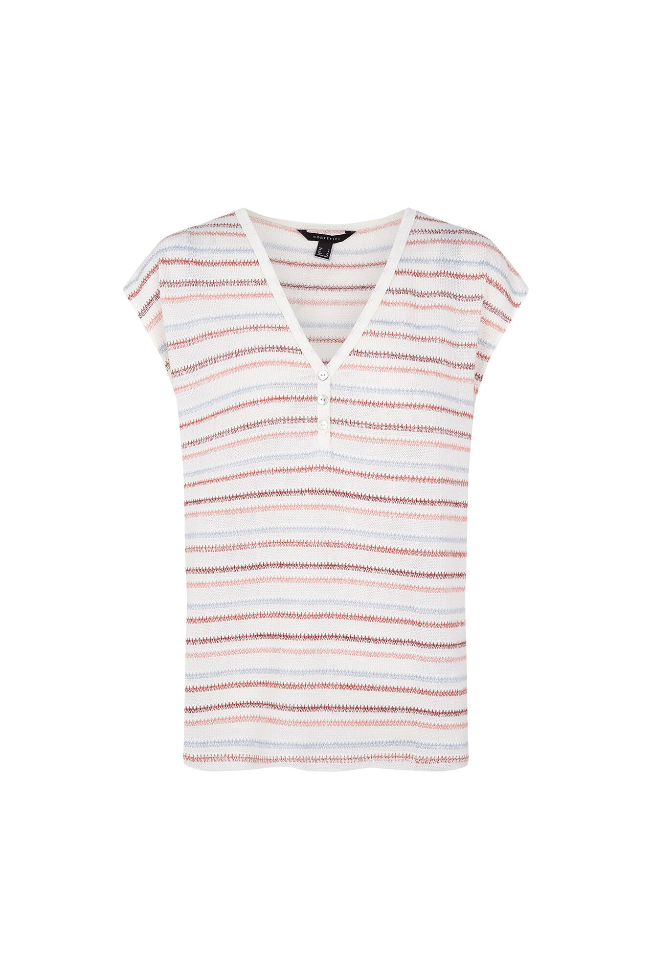 Cortefiel Striped structure T-shirt