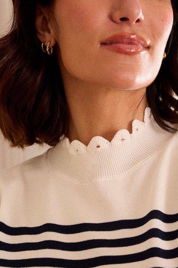 Pol&iacute;n Et Moi Cindy knit jumper Printed white