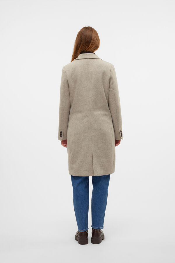 Vero Moda Abrigo de paño Marrón