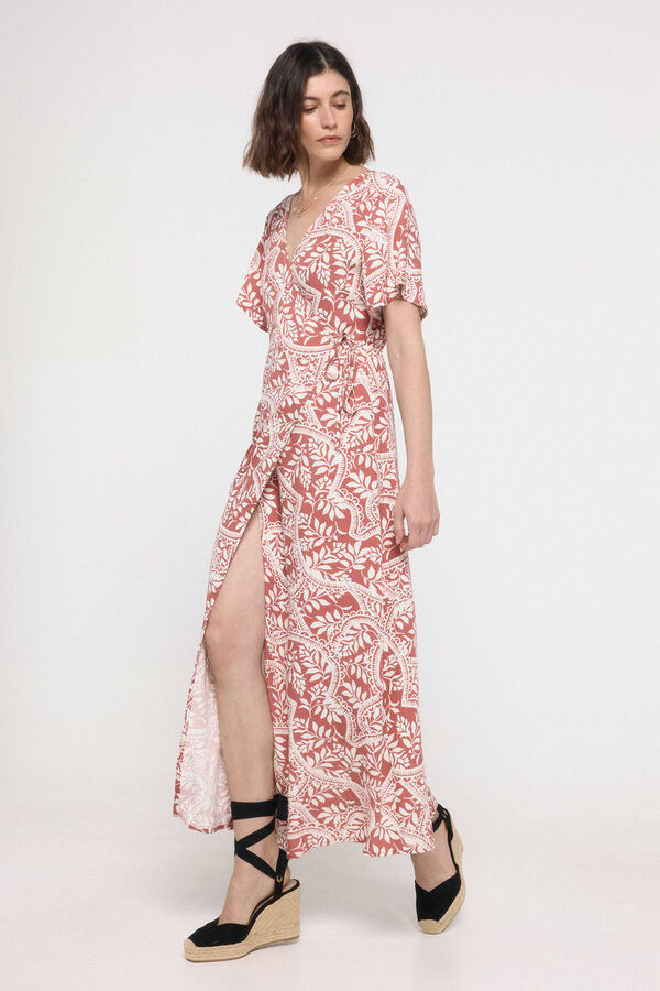 Vero Moda Vestido longo justo Vermelho
