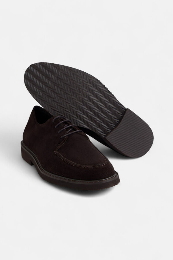 Silbon sapato clássico de croute Castanho