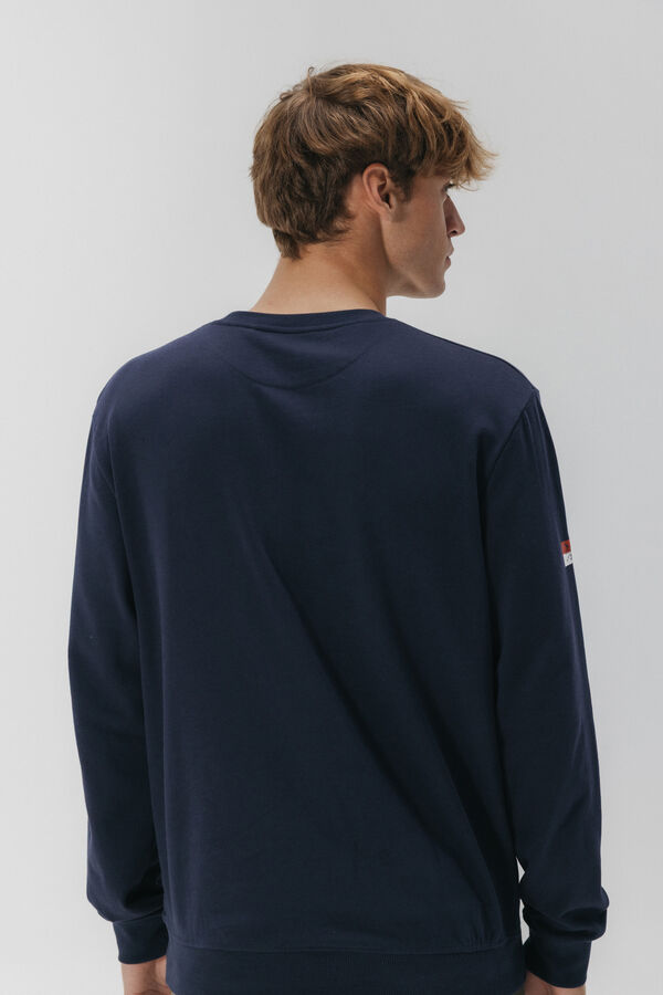 elPulpo Sudadera bordado Heritage Azul marino