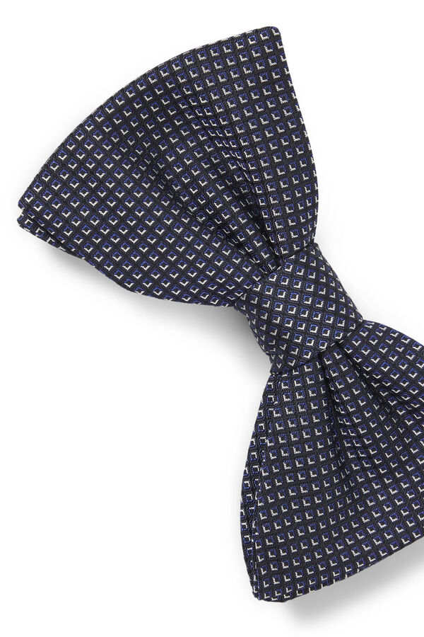 HUGO Silk bow tie Blue