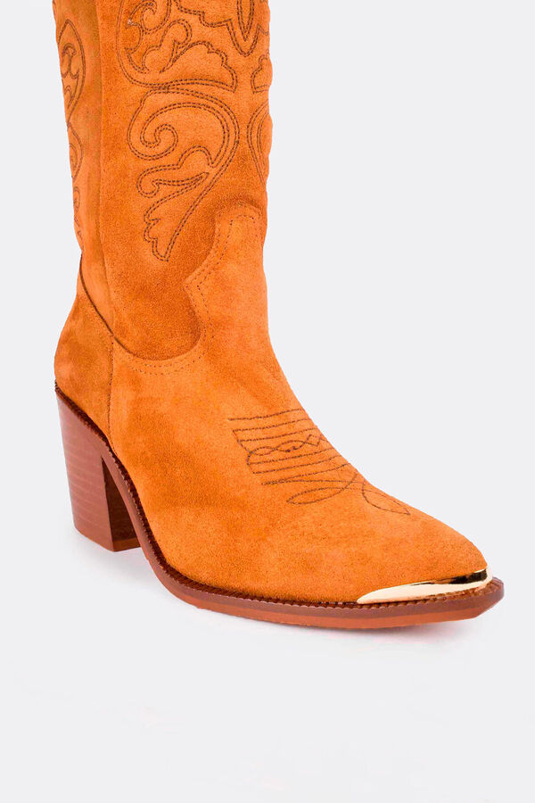 Cortefiel Cowboy boot Brown