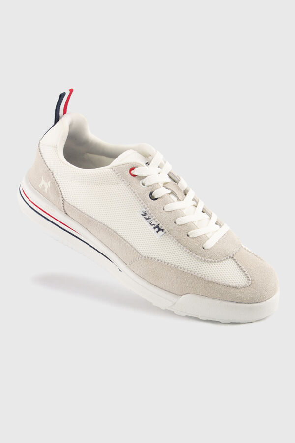 Williot Chinelos de quarto Urban em rede Branco