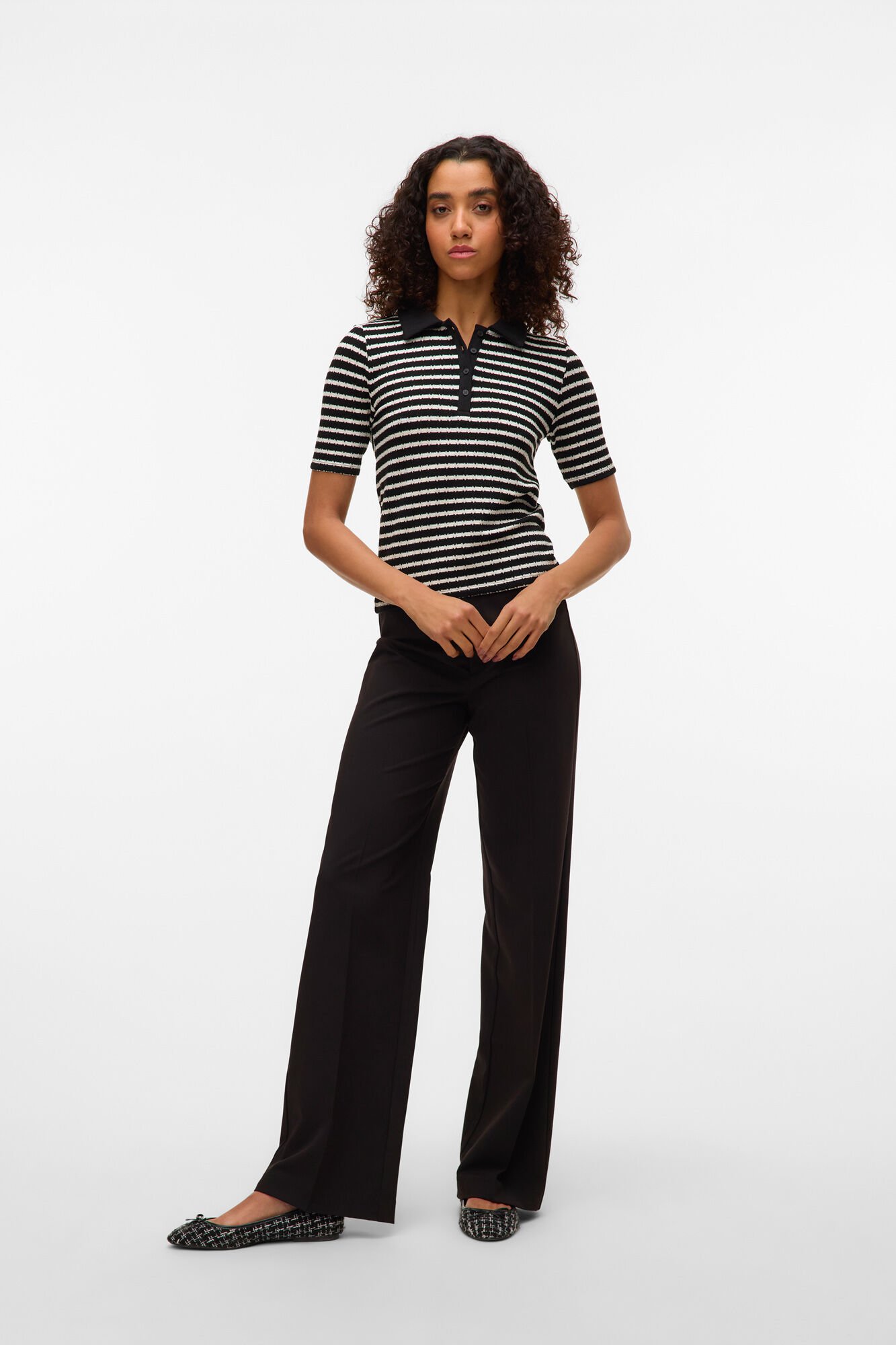 Vero Moda Cal&ccedil;a reta de alfaiataria