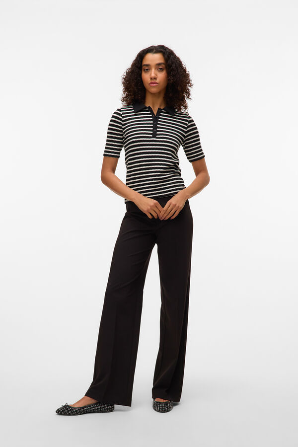 Vero Moda Long dress trouser  Black