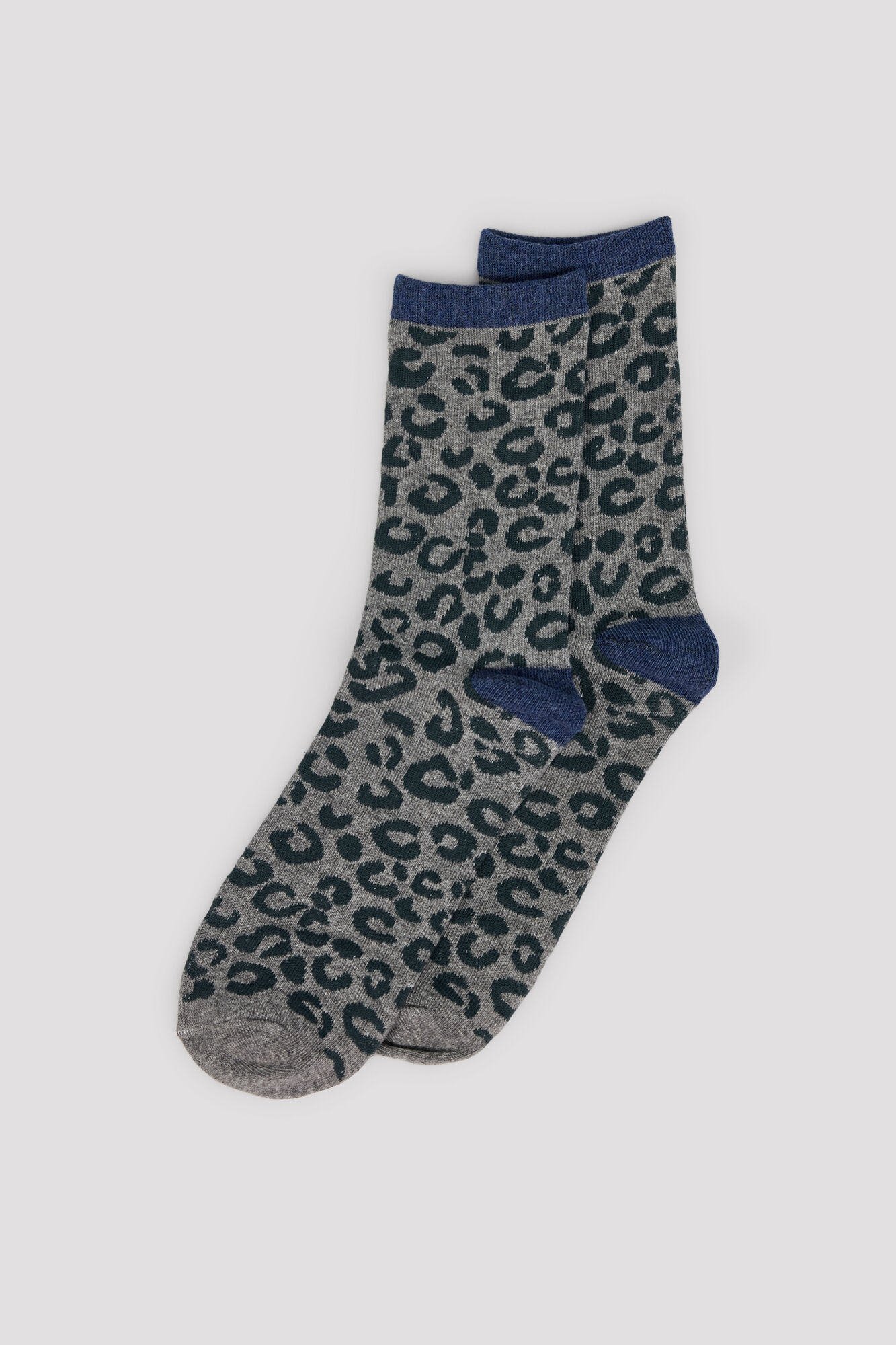 Cortefiel Leopard print long socks