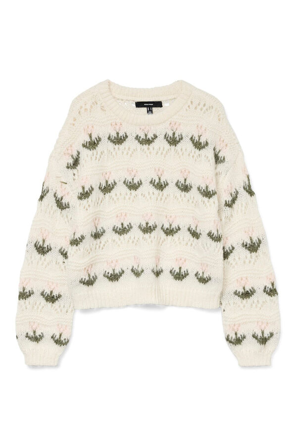 Vero Moda Camisola de malha Tostado