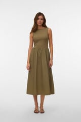 Vero Moda Vestido midi sem mangas Verde